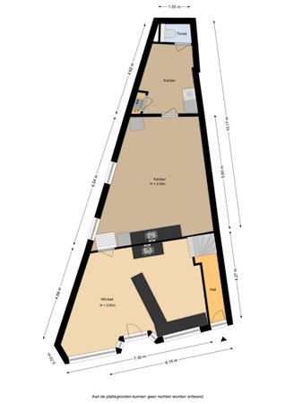 Floorplan - Voorstraat 1, 3441 CA Woerden